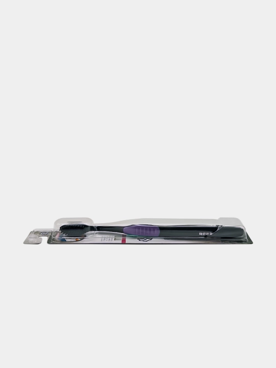 Koreys tish cho‘tkasi ko‘mir komponentli Fusion Slim Charcoal, yumshoq 0,01 mm