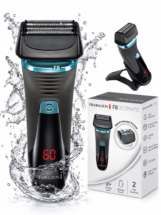 Электробритва мужская Remington XF8705 Ultimate Series Pro с триммером, чёрная