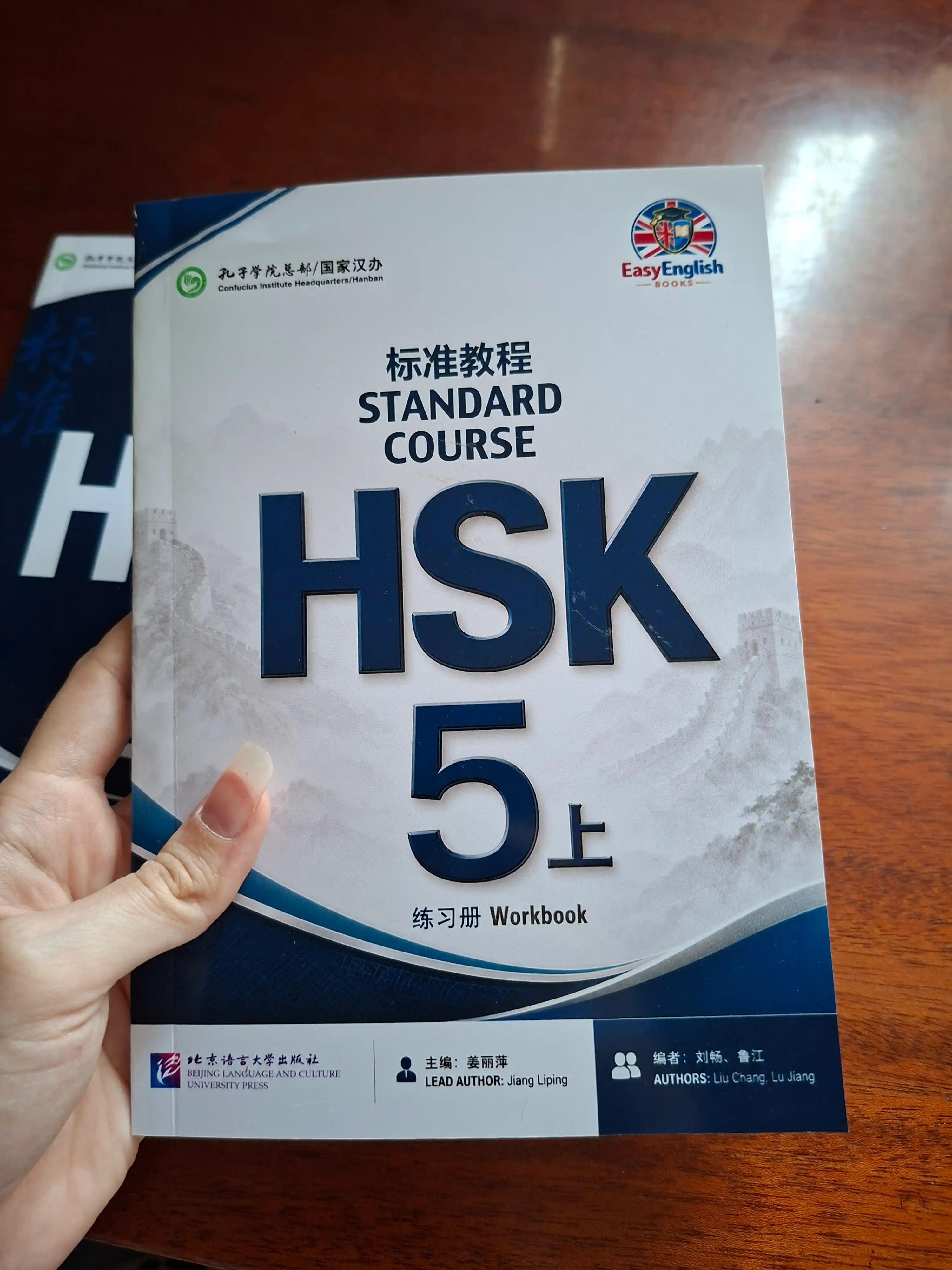 HSK Standard Course 1,2,3, Student's book+Workbook A5 va A4 formatda Jiang Liping