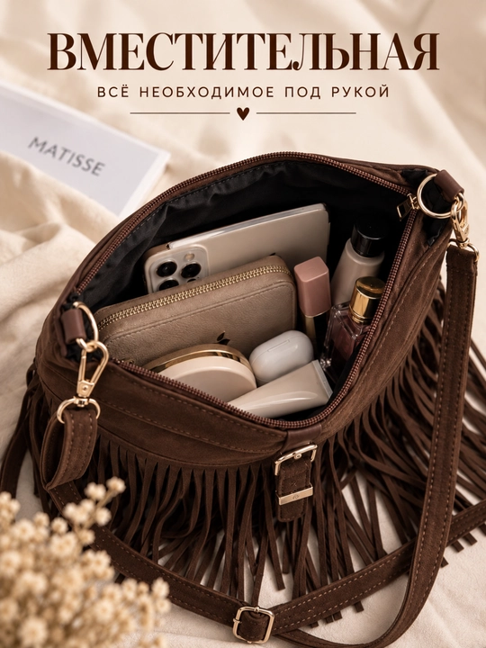Ayollar uchun kovboy uslubida popukli sumka qizlar uchun aksessuar sumka