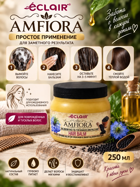 Бальзам для волос Amfiora
