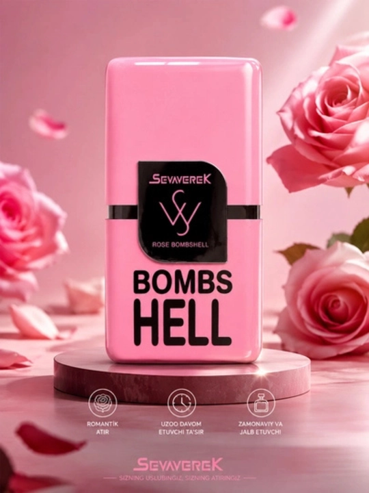 Парфюмерная вода SEVAVEREK 5070, Victoria s Secret Bombshell, духи для женщин, 50 мл - 