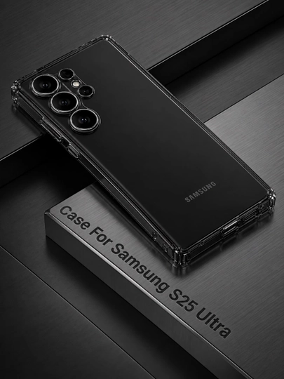 Jild, chexol. Samsung S25 Ultra uchun ultra ingichka shaffof g'ilof Air Skin (0.3 mm) - 
