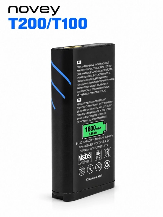 Novey T200 telefoni uchun sig‘imi 1800 mAh bo‘lgan yuqori sifatli akkumulyator