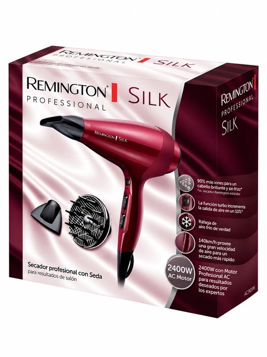 Remington AC9096 Silk 2400 Vt professional fen, ionizatsiya va diffuzor bilan