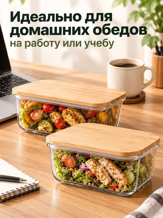 Стеклянные контейнеры для запекания и хранения, 1 шт , 650 мл, 700 мл, 1000 мл, 1040 мл