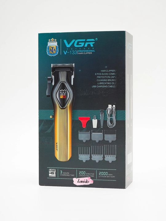 Professional soch olish mashinasi VGR V-133, simsiz, LED displeyli