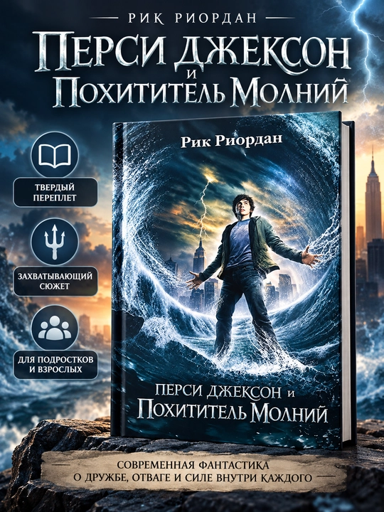 Persi Jekson va Chaqmoq o‘g‘risi, Rik Riordan - 