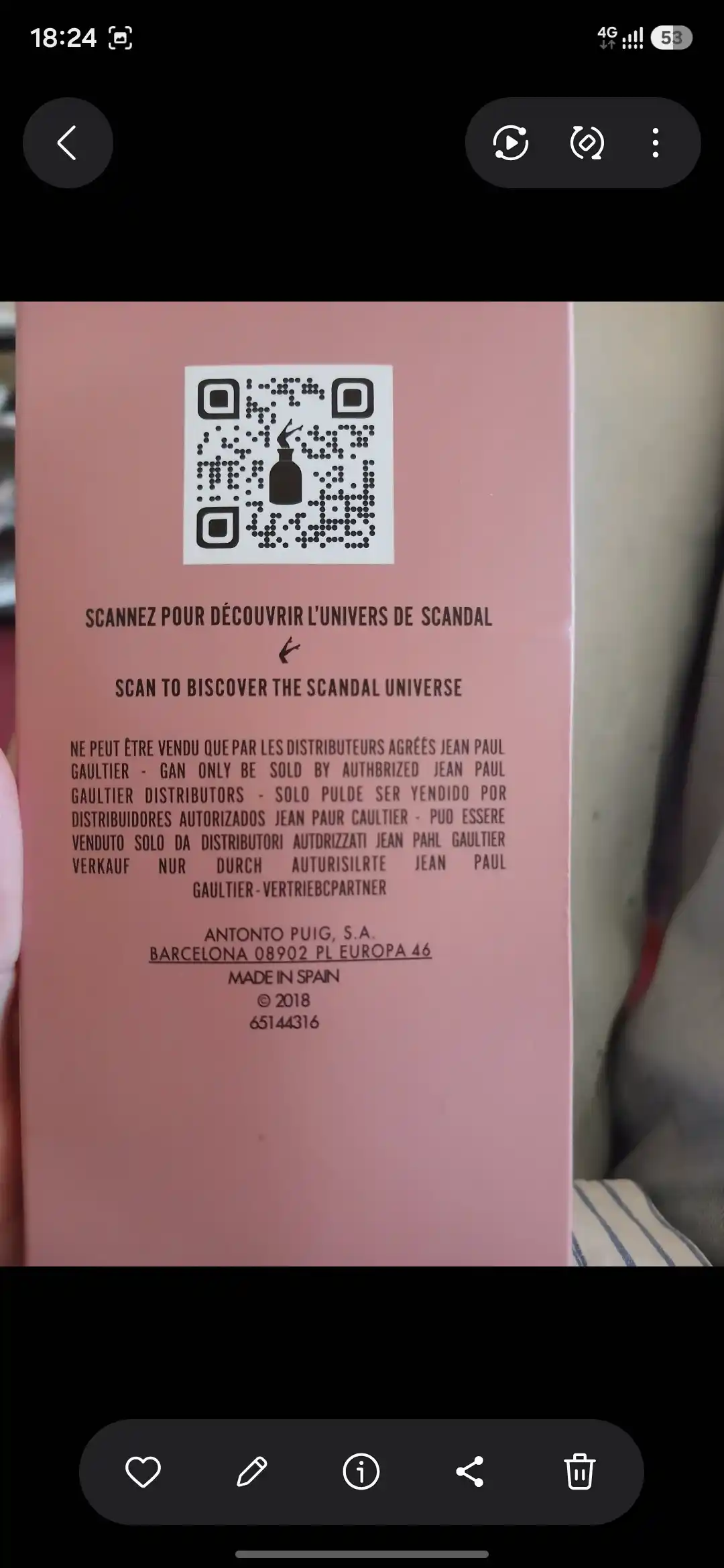 SCANDAL Eau de Parfum 100 мл для любителей неповторимых ароматов
