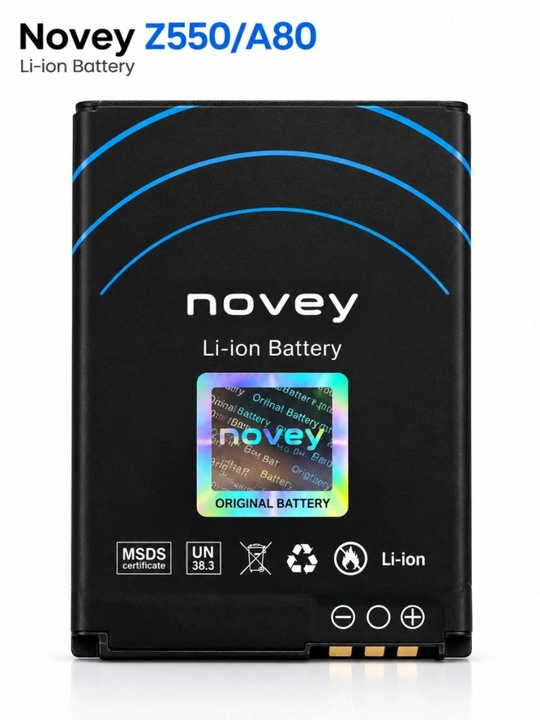 Novey Z550 telefoni uchun sig‘imi 800 mAh bo‘lgan yuqori sifatli akkumulyator