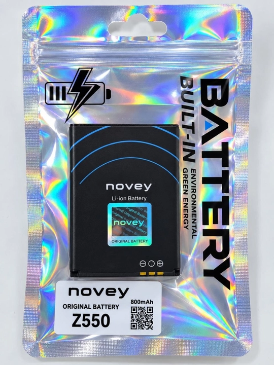 Novey Z550 telefoni uchun sig‘imi 800 mAh bo‘lgan yuqori sifatli akkumulyator