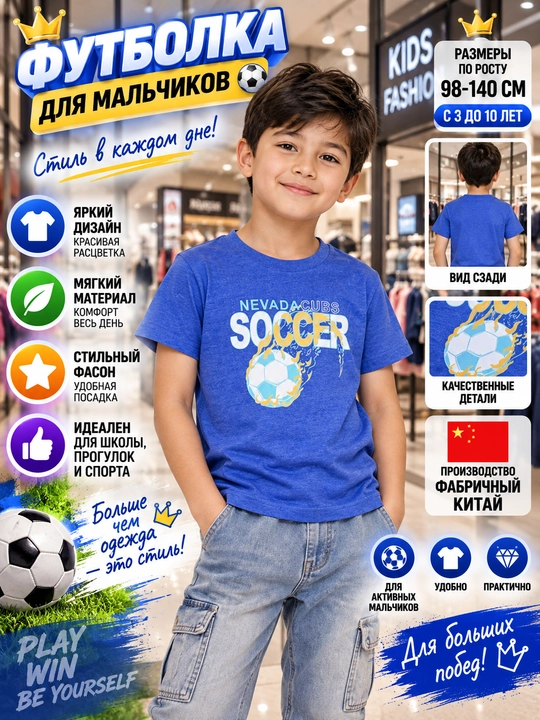 O'g'il bolalar uchun futbolka