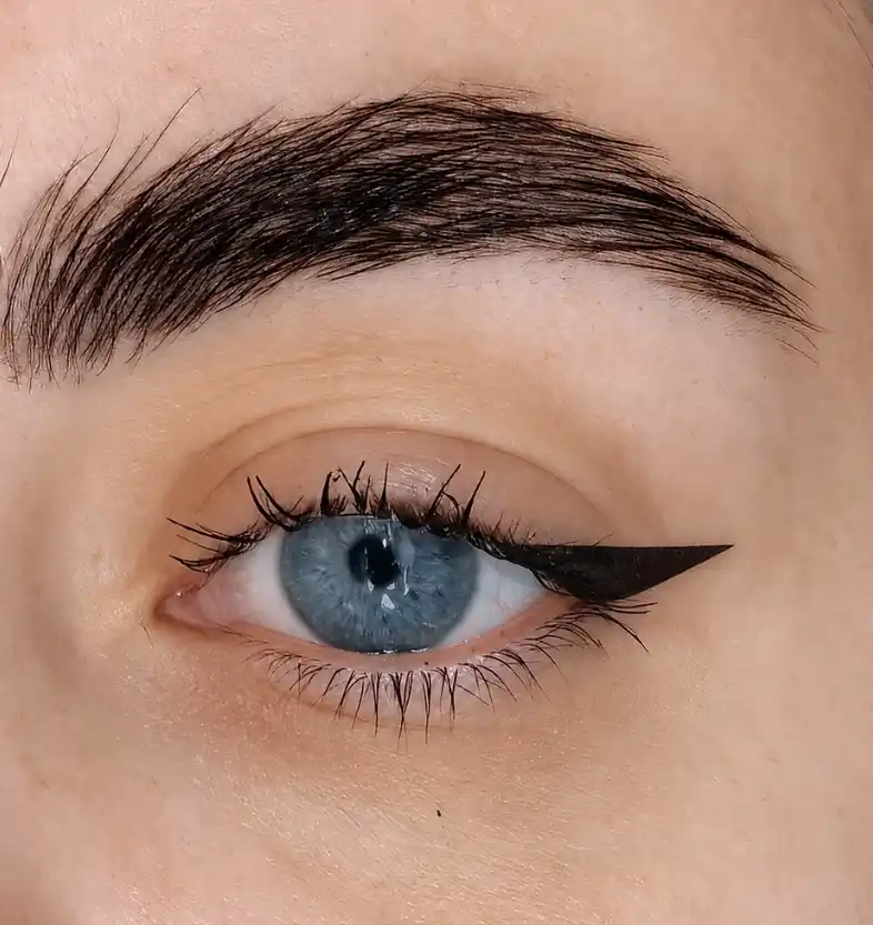Подводка для глаз SEMILY Eye Liner, фломастер для глаз водостойкий черный,тонкая стрелка