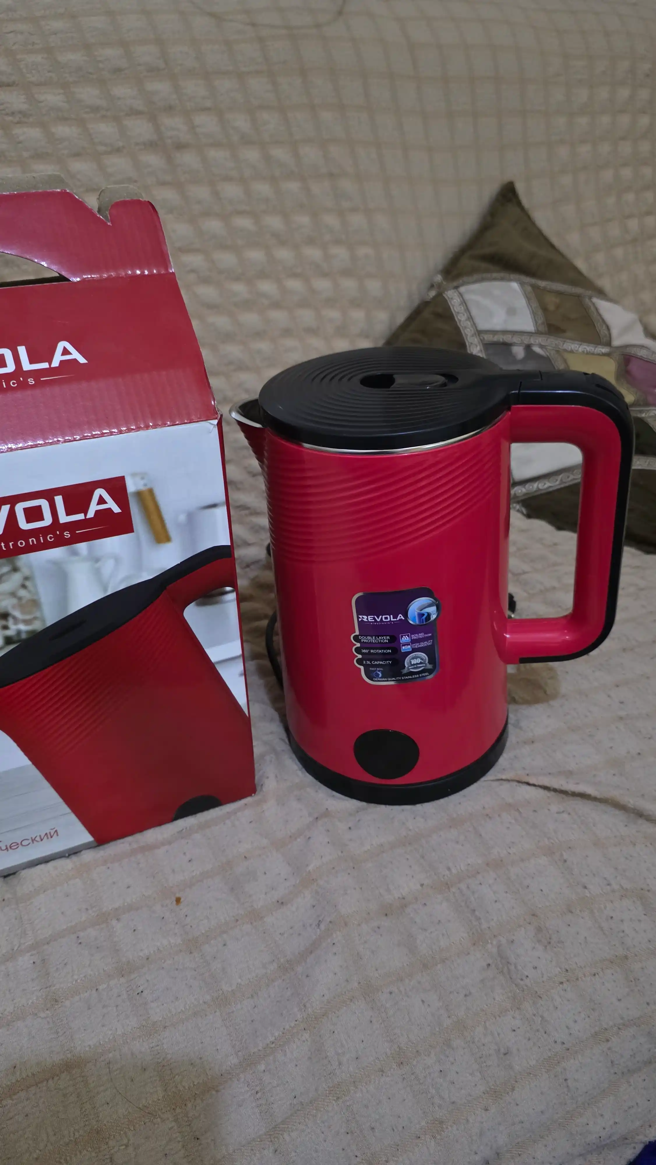 Revola Elektr choynak, 2,5 litrli, choy damlash uchun elektr choynak, 1500 Vt tefal