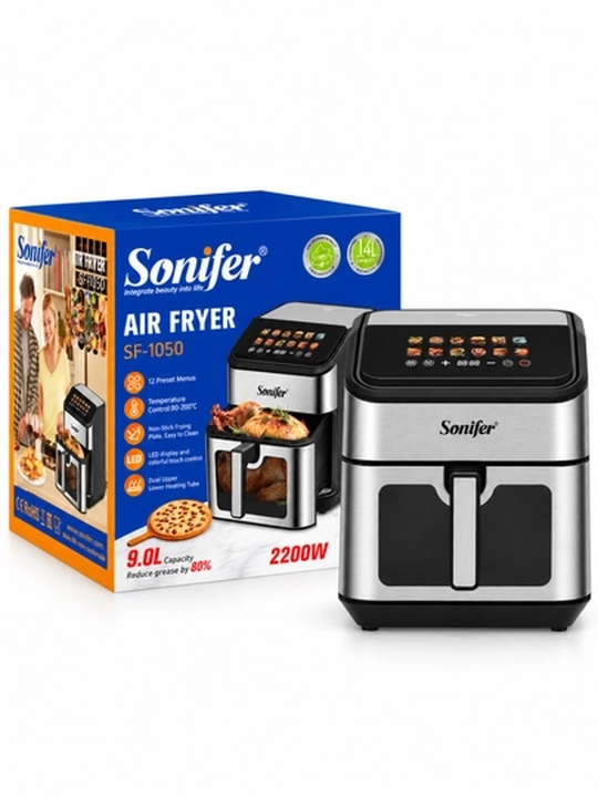 Аэрогриль Sonifer, Air Fryer фритюрница для дома с сенсорным управлением