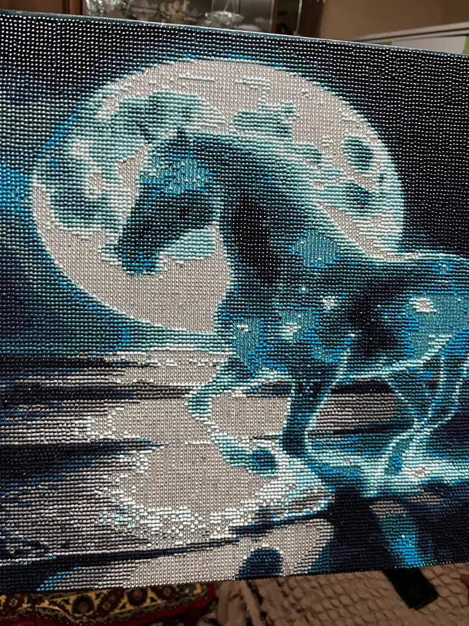 Olmosli mozaika, fosforli tunda yonadi 40*50 sm "JONIVORLAR"