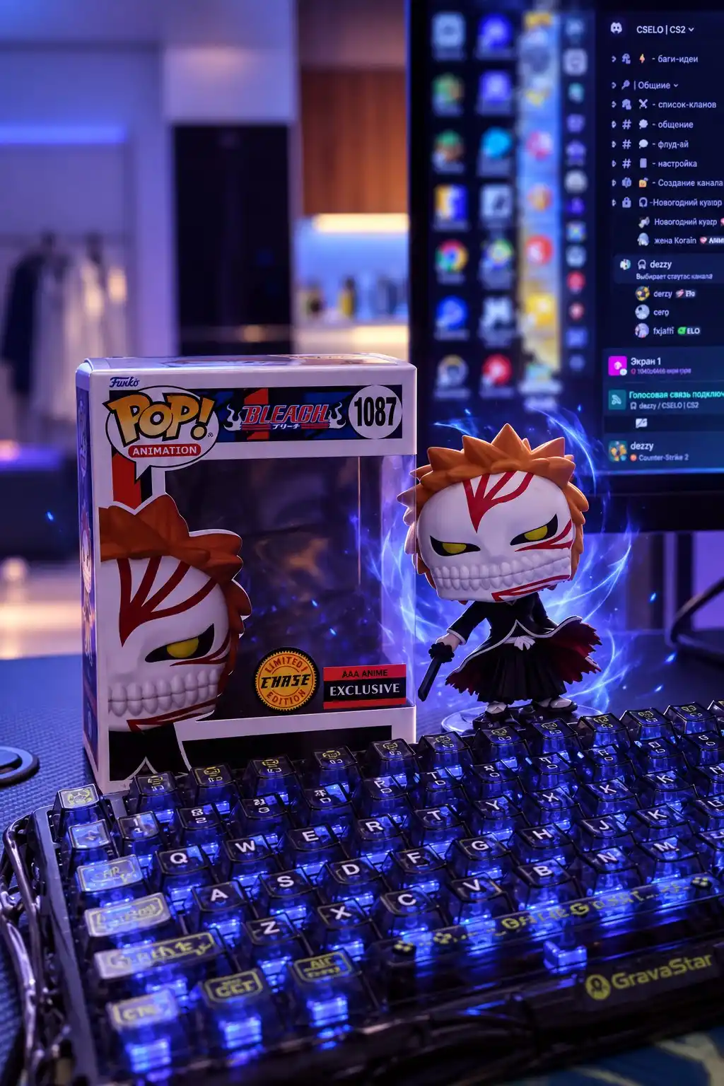 Funko POP vinil kolleksion figuralari, himoya qutisi bilan