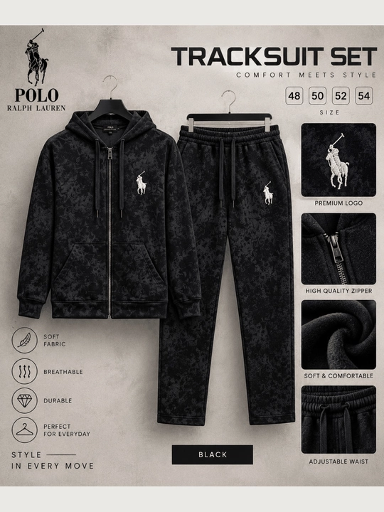 Мужской спортивный костюм в стиле Polo, двойка, современный дизайн, размеры 48–54 - 