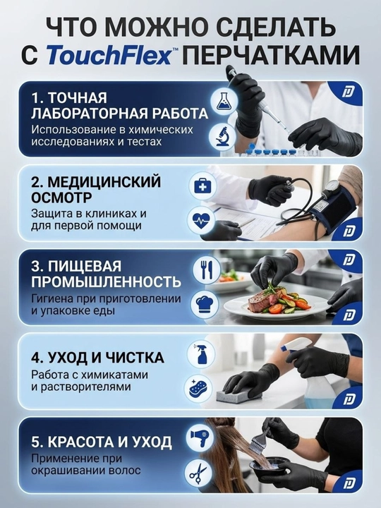 Bir martalik qo‘lqoplar, 100 dona