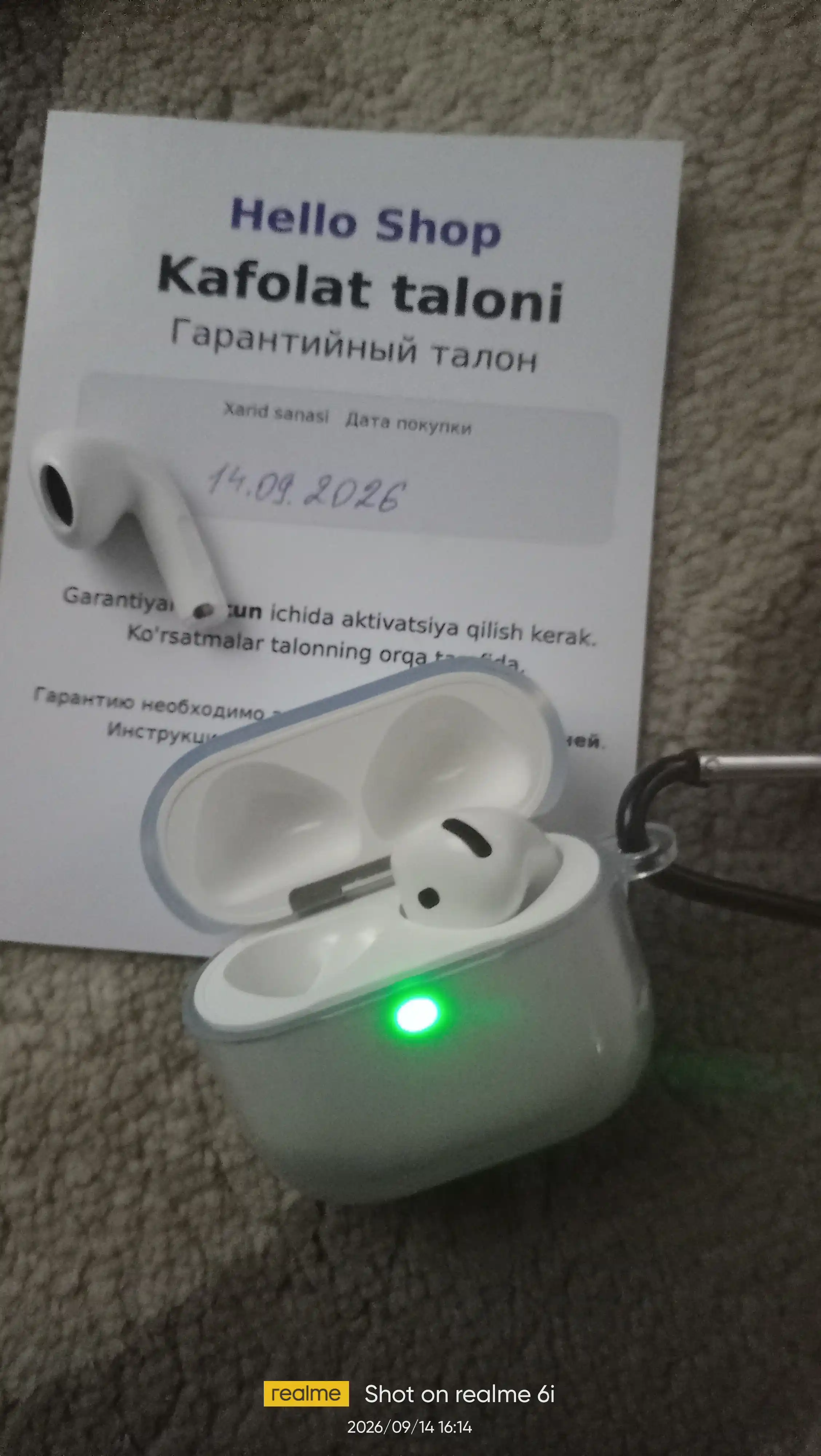 Simsiz quloqchin Pods 4 ANC, bluetooth quloqchin,naushnik