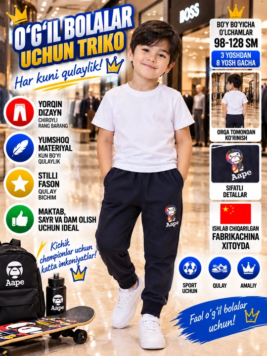 Trikotaj sport shimlari - 