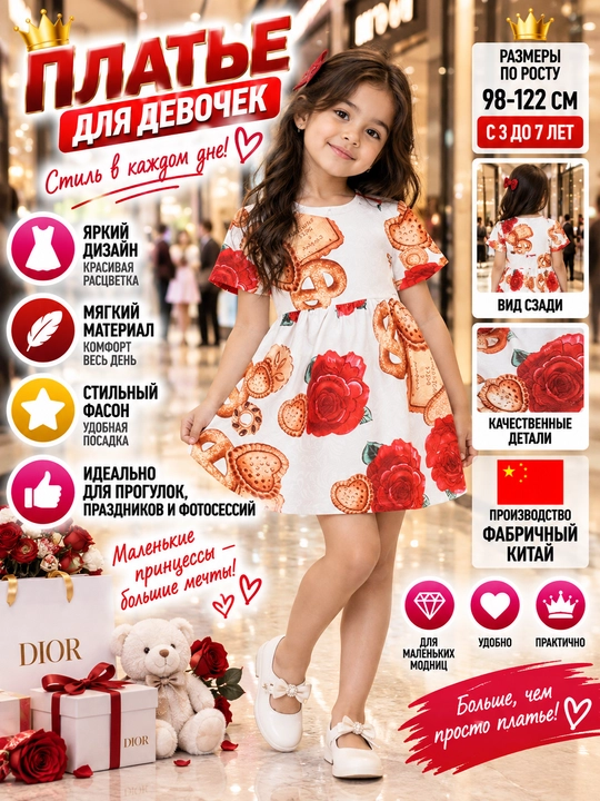 Qizlar uchun ko'ylak