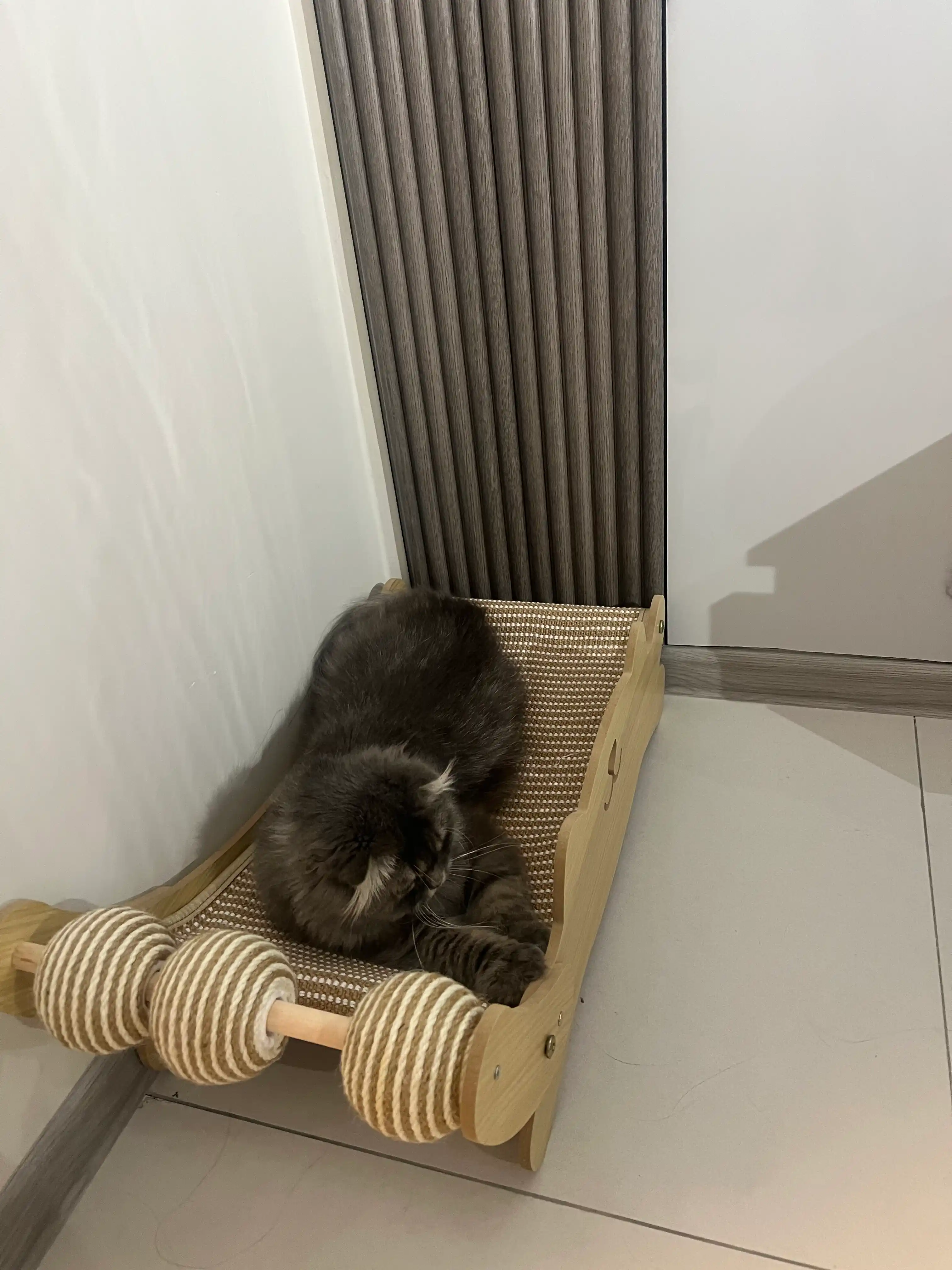 Лежанка когтеточка кошки, сизалевая кровать кота, игровая лежанка кошки, кровать для кота