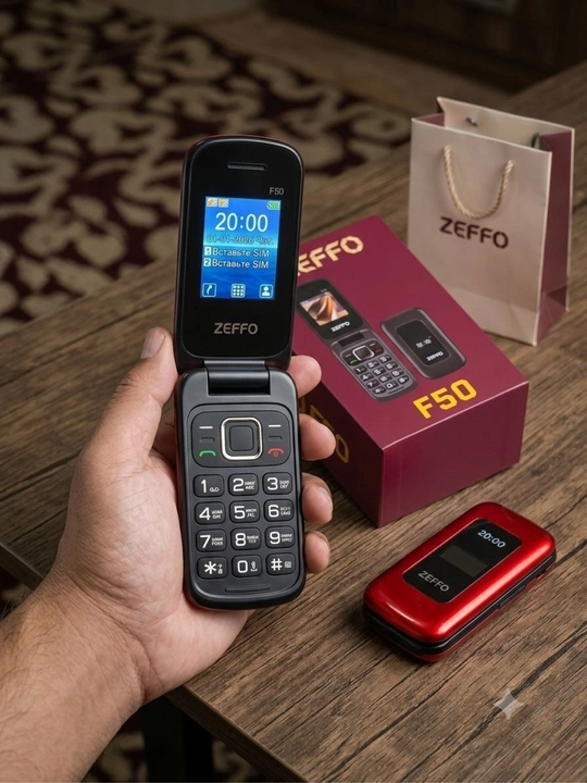 Zeffo F50, телефон раскладушка, кнопочный телефон, 2 SIM, телефон с большим экраном