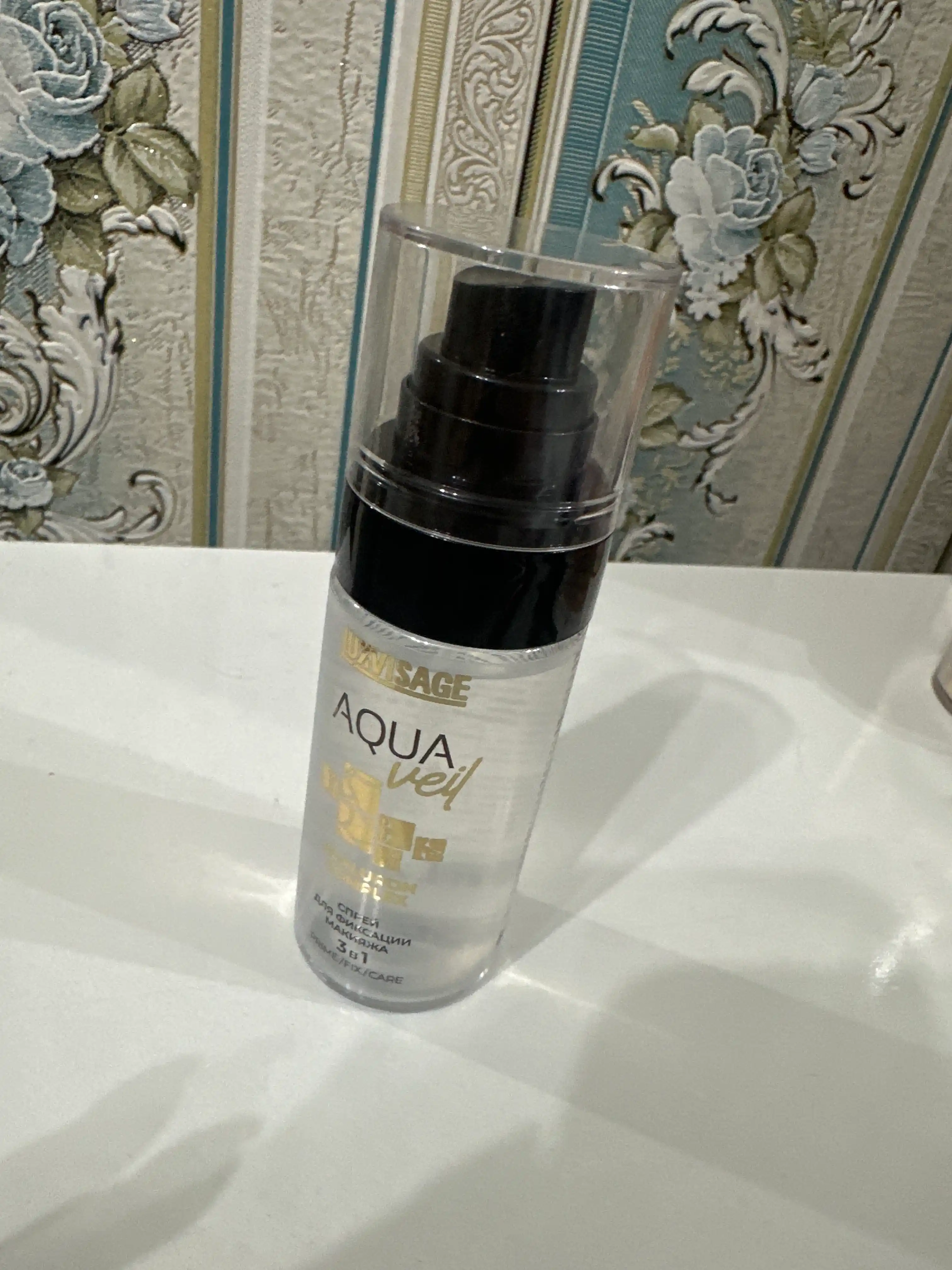 Спрей для фиксации макияжа AQUA veil HYALURON COMPLEX 3 в 1 PRIME FIX CARE, LUXVISAGE