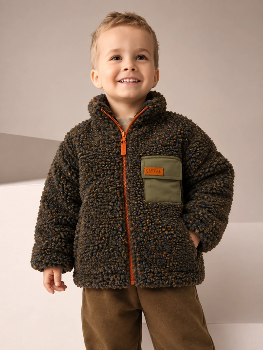 Детская тёплая куртка Teddy, 9 мес – 6 лет