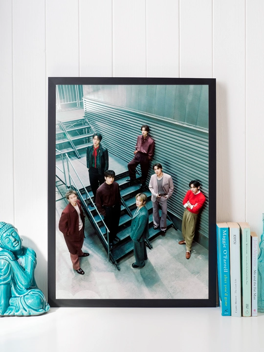 "BTS" ramkali poster A4 formati