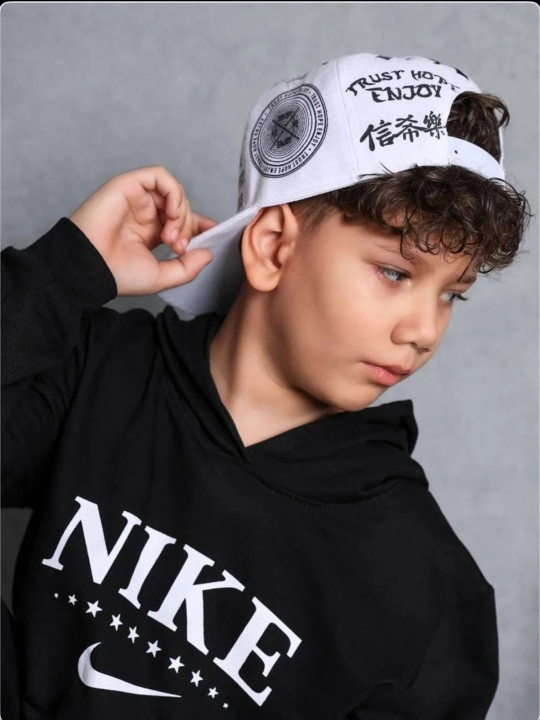 7-12 yoshli o‘g‘il bolalar uchun sport kostyumi, kapushonli hudi va shim