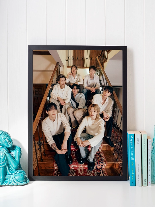 "BTS" ramkali poster A4 formati