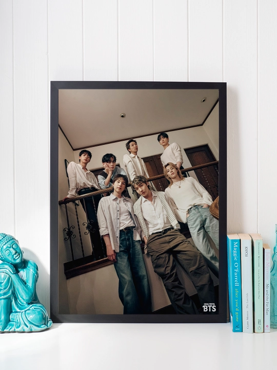 "BTS" ramkali poster A4 formati