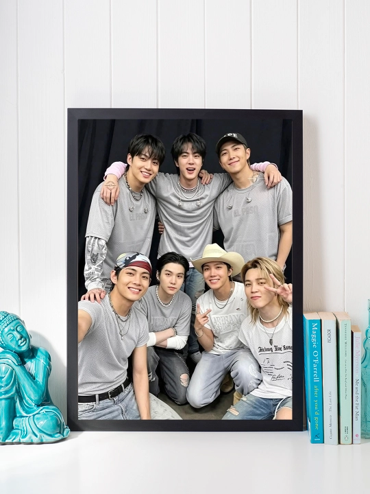 "BTS" ramkali poster A4 formati