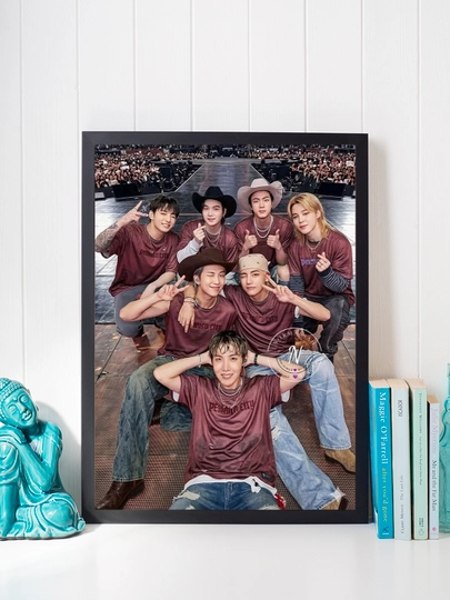 "BTS" ramkali poster A4 formati
