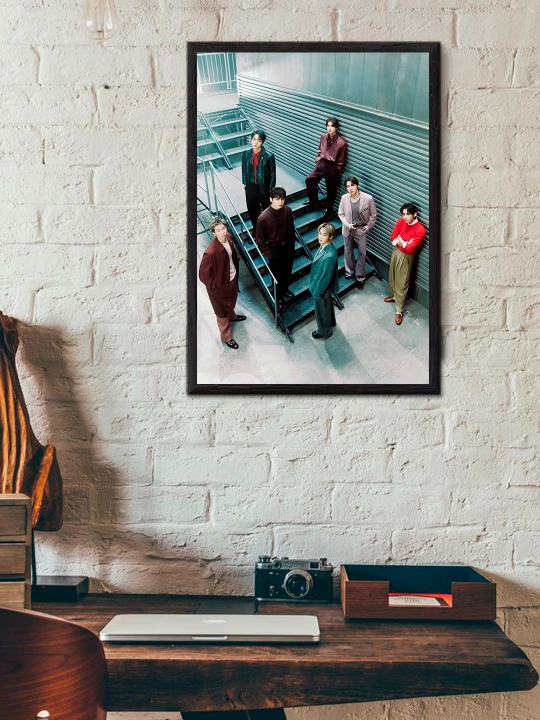 "BTS" ramkali poster A4 formati