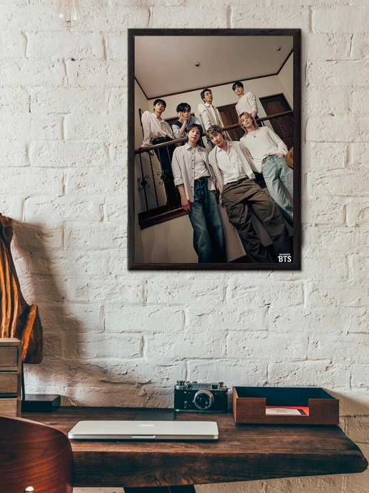 "BTS" ramkali poster A4 formati