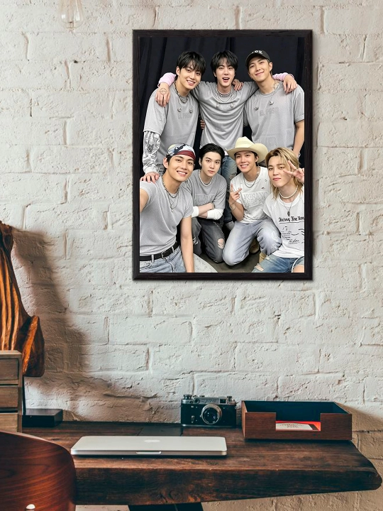 "BTS" ramkali poster A4 formati