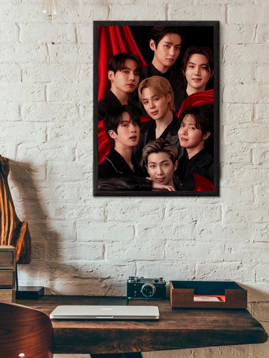 "BTS" ramkali poster A4 formati