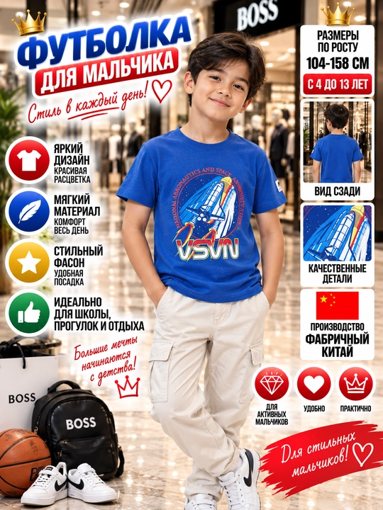 O'g'il bolalar uchun futbolka