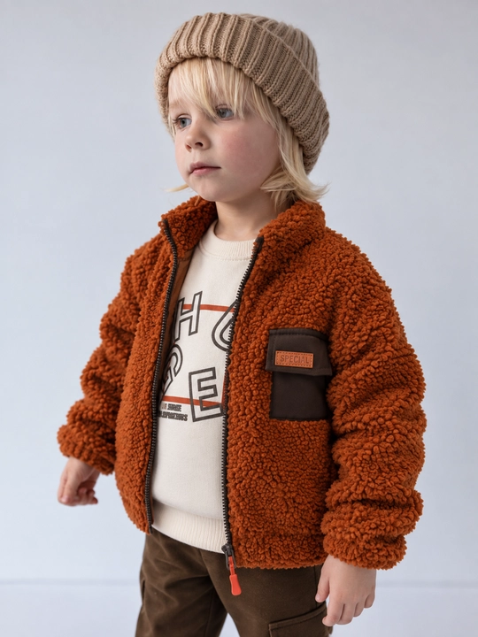 Детская тёплая куртка Teddy, 9 мес – 6 лет