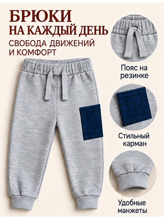 Детский костюм для мальчиков двойка: свитшот и брюки, спортивный комплект