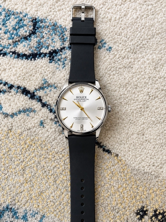 Rolex erkaklar qol soati,silikon remeshok juda chidamli,doyimiy modadagi yoqimli korinish