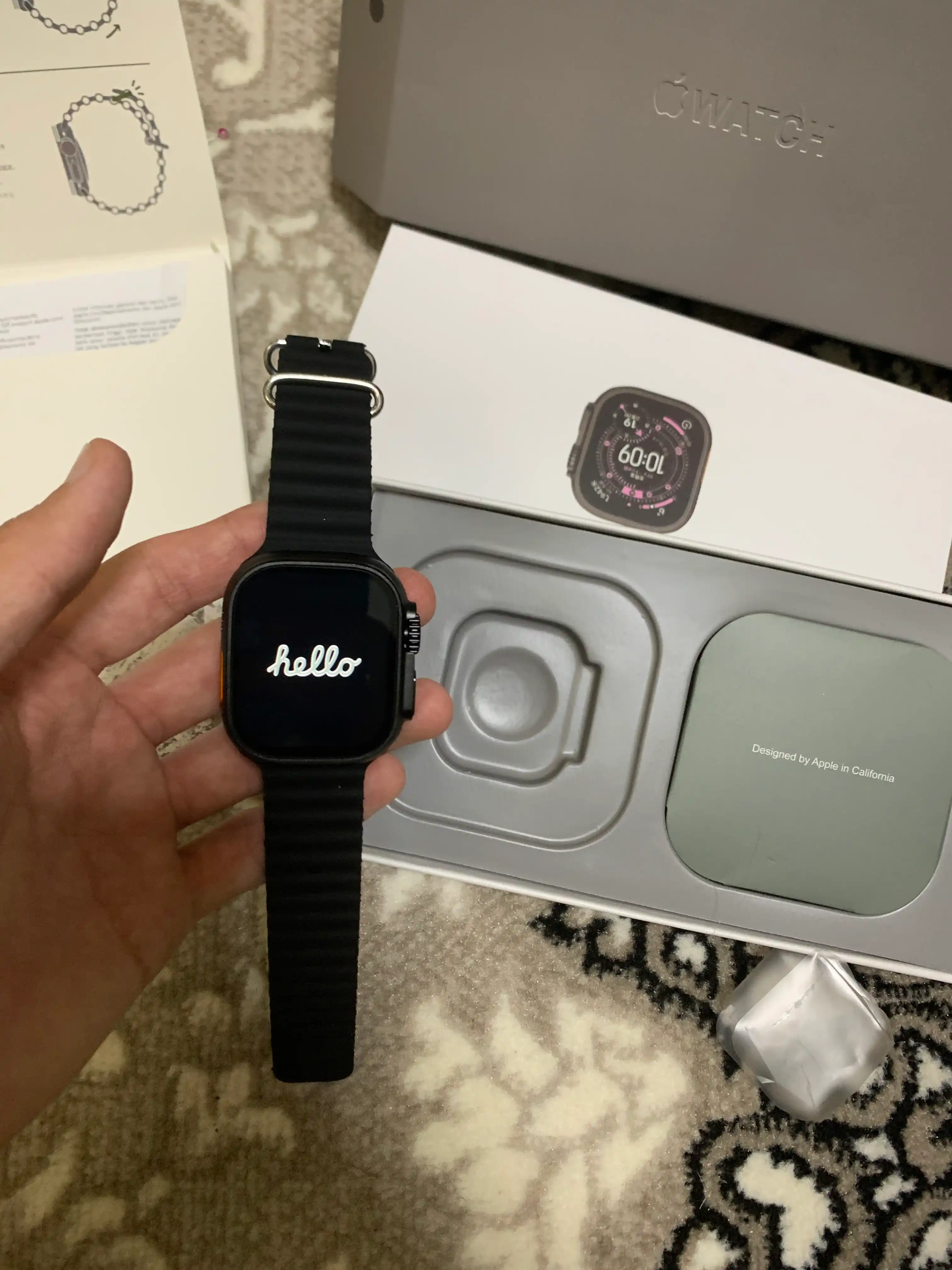 Apple WATCH Ultra 3 49 mm(1:1 lux copy) —  умные часы, oled дисплей