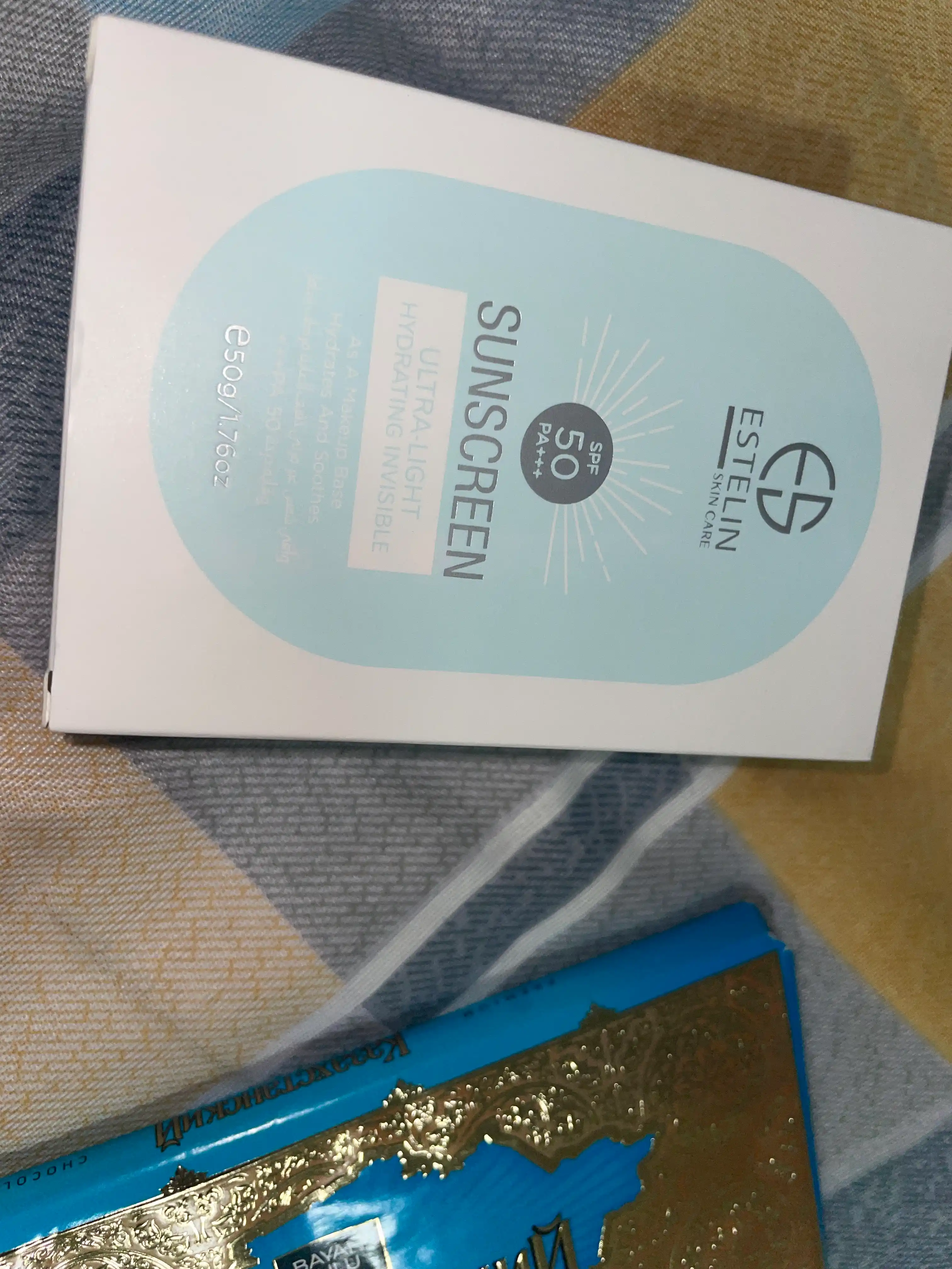 Quyoshdan himoyalovchi krem Estelin, SPF yuz va tana uchun krem, oqartiruvchi 100, 50 g