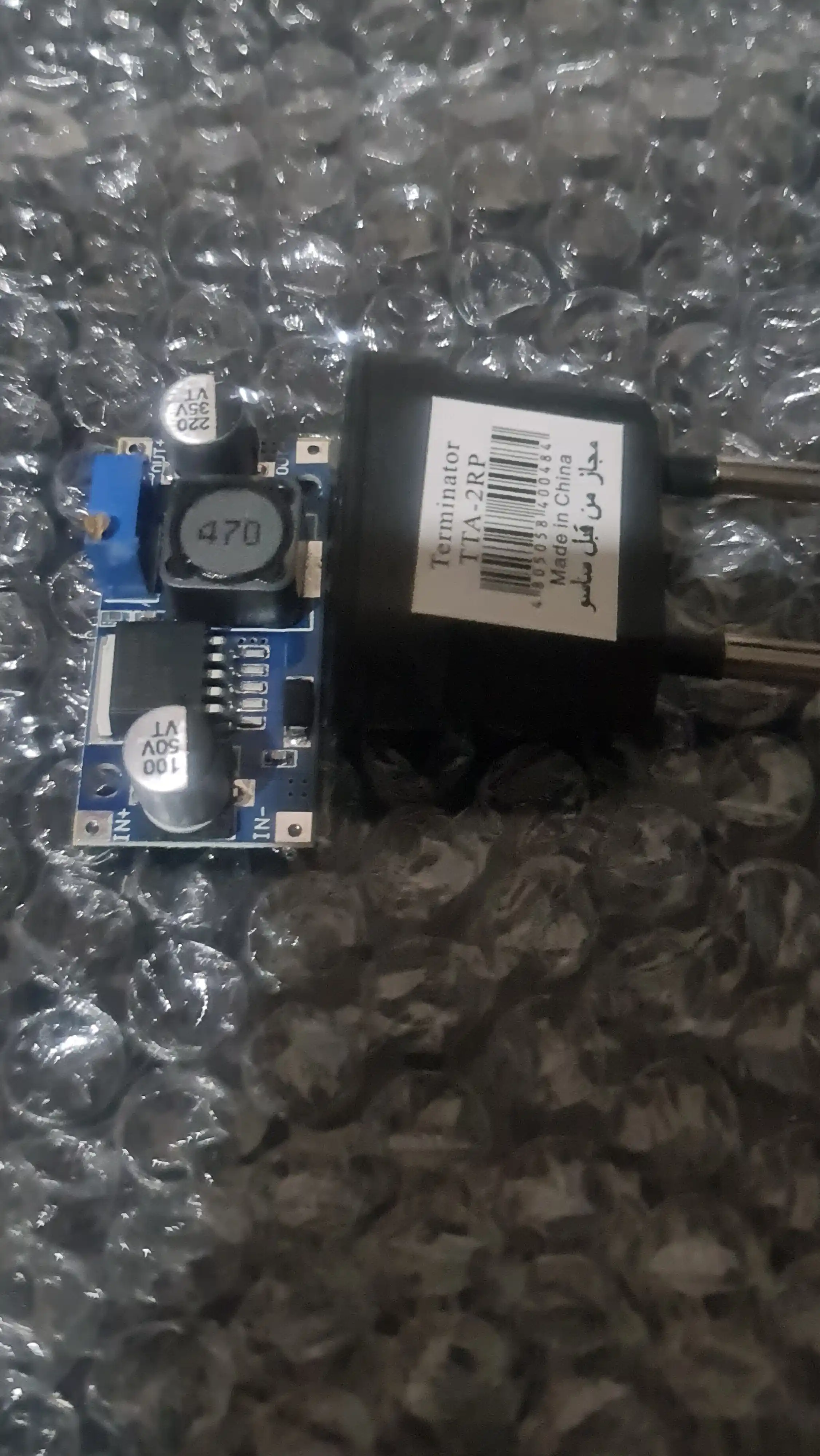 LM2596 DC to DC Buck konvertori - sozlanishi pastga tushadigan quvvat manbai modul DC DC
