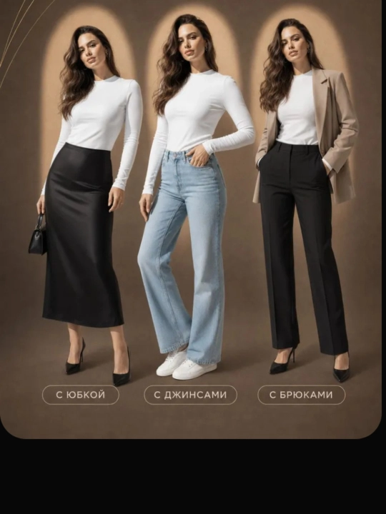 Ayollar longslivi barmoq teshikli yeng California matosi casual  Bazaviy ayollar longslivi - 