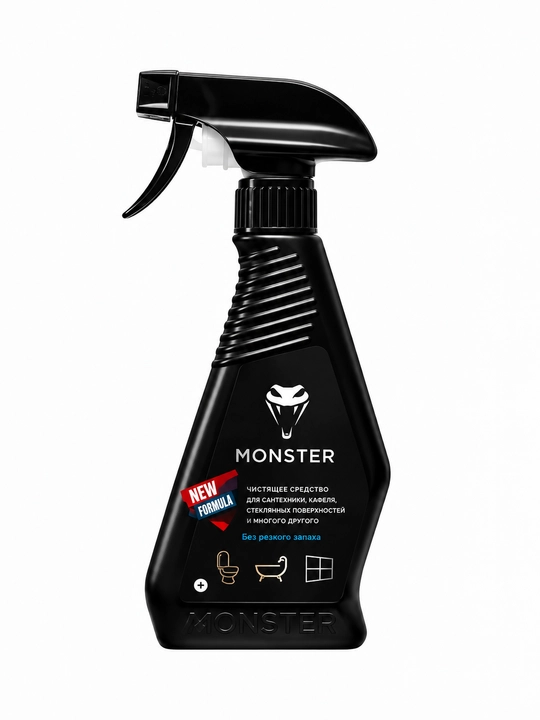 MONSTER Antiyog‘, oshxona va yog‘li yuzalar uchun tozalash vositasi, 450 ml