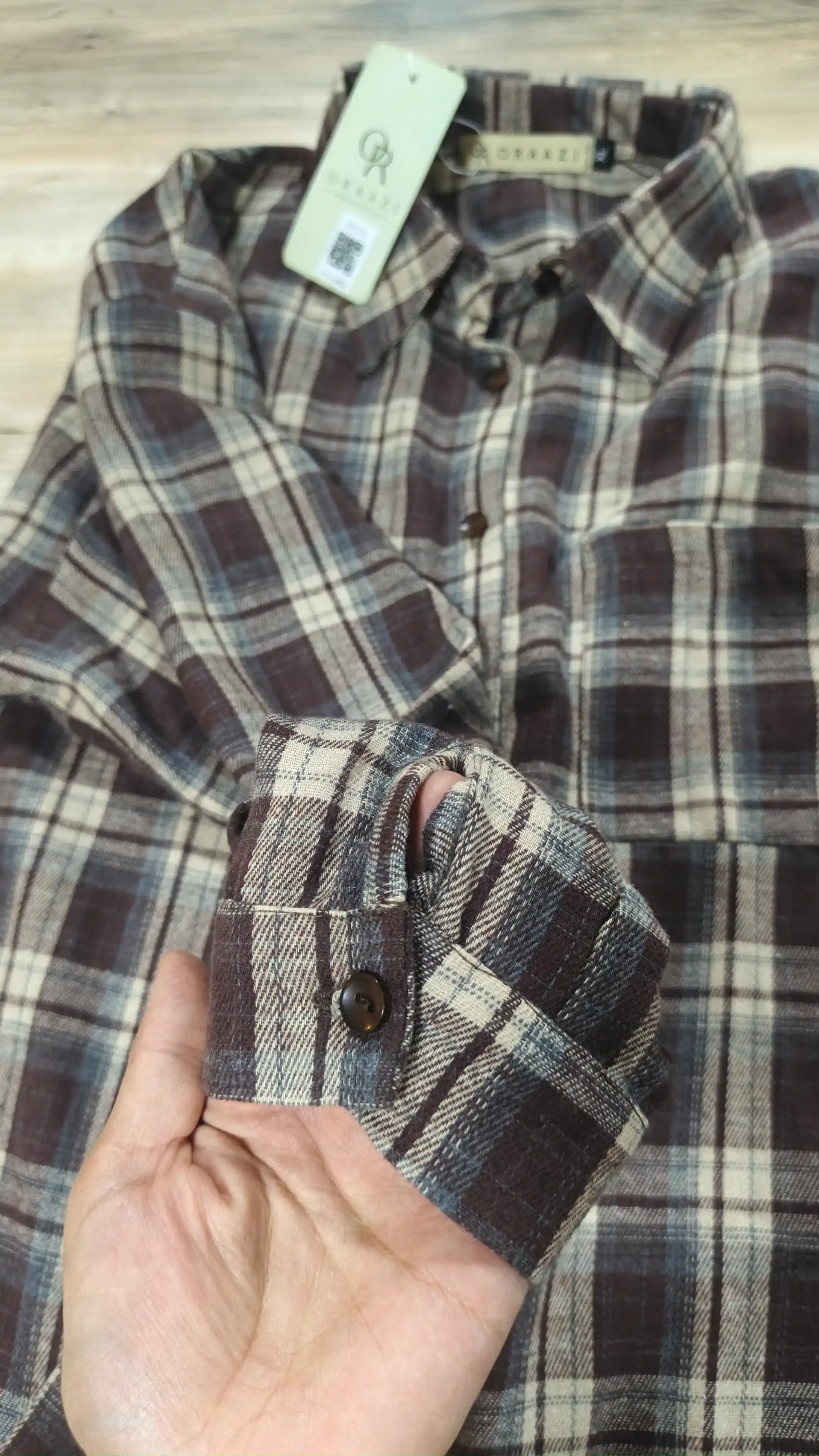 AishazaR Женские рубашки в клетку, oversize
